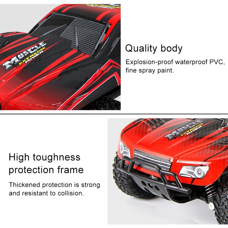 1 16 Wireless R / C Drift Car - 2.4G Remote Control Off-Road 4Wd Yellow-1915196643297333253