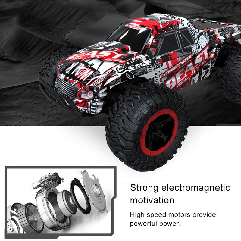 1 16 Wireless R / C Drift Car - 2.4G Remote Control Off-Road 4Wd Yellow-1915196643297333255