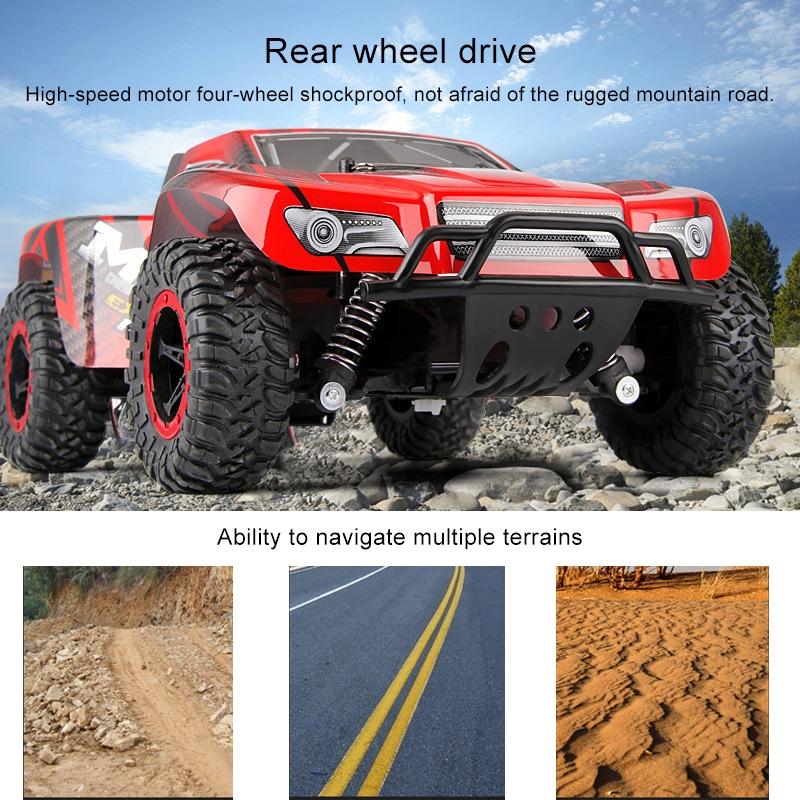 1 16 Wireless R / C Drift Car - 2.4G Remote Control Off-Road 4Wd Yellow-1915196643297333257
