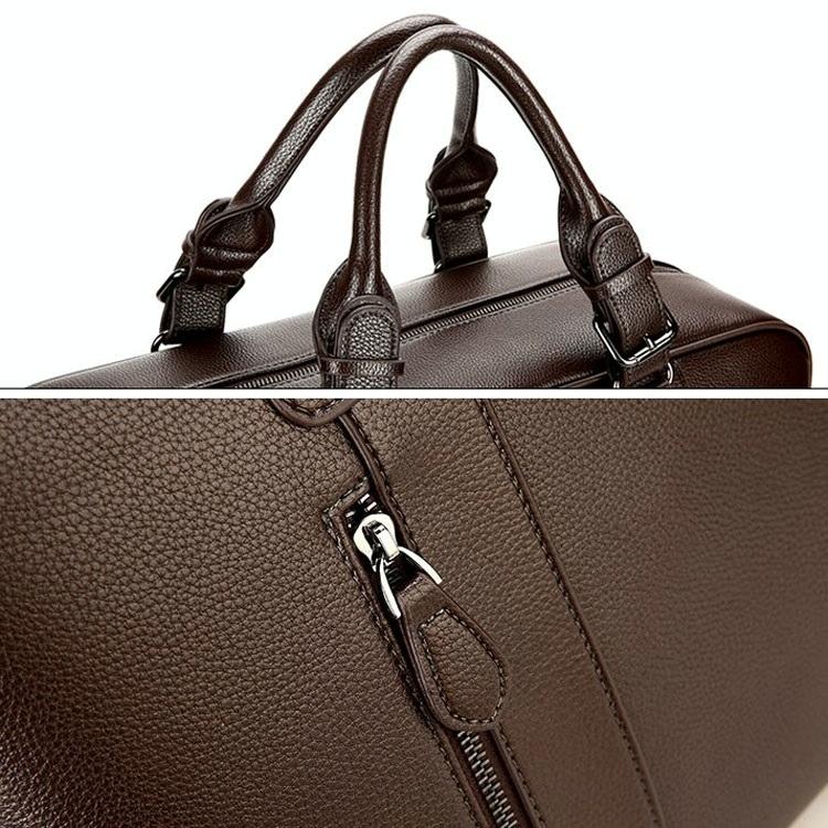 Large Leather Gym & Travel Bag - Spacious & Stylish-1915196644224274439
