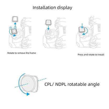 Nd64 Pl Lens Filter For Dji Mavic Air 2 Drone-1915197590639611908
