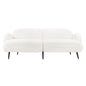 Levede Cloud Sofa 3 Seater Sherpa Fleece White-1910112206943555585