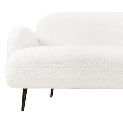Levede Cloud Sofa 3 Seater Sherpa Fleece White-1910112206943555587